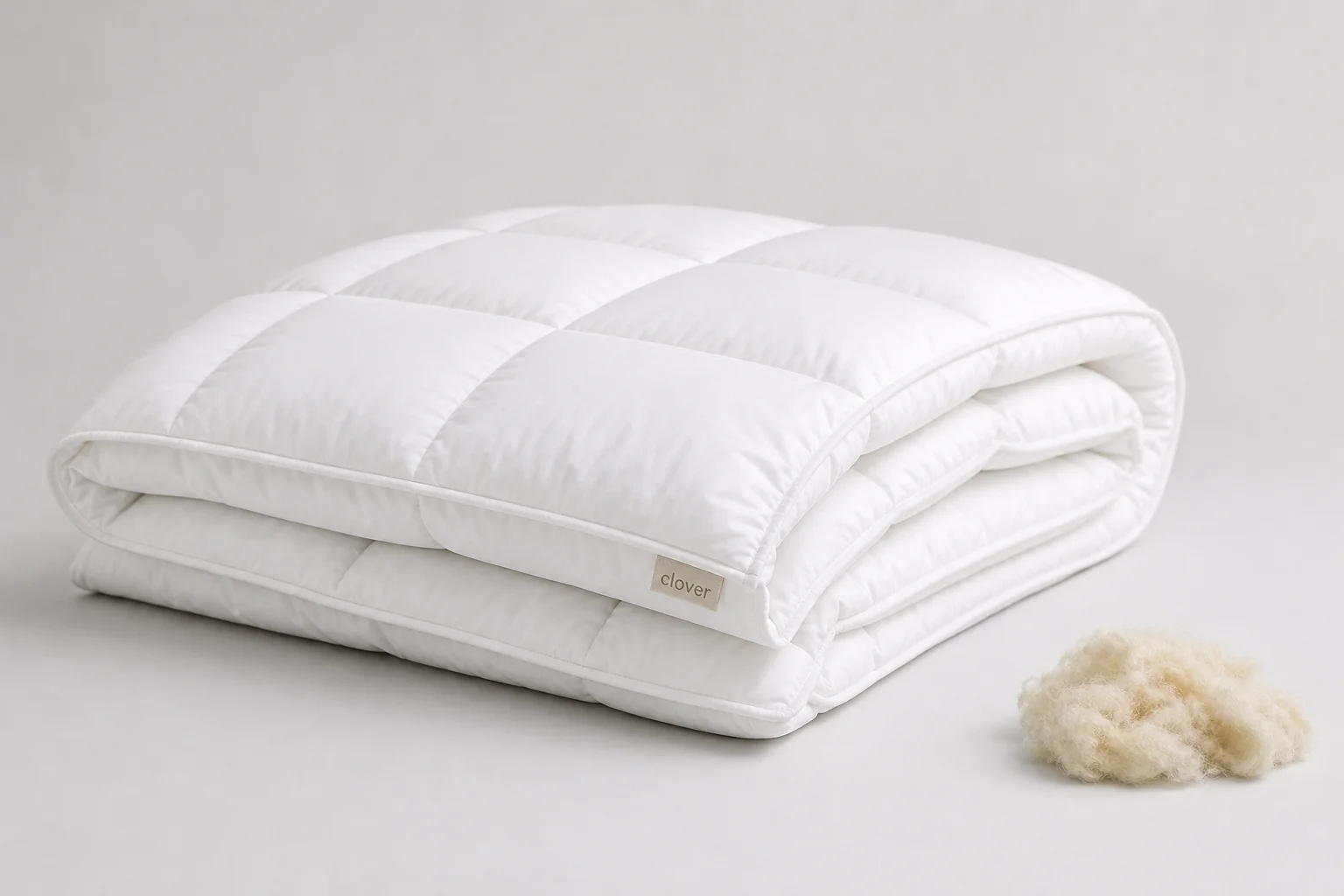 Wool duvet — natural fill programme