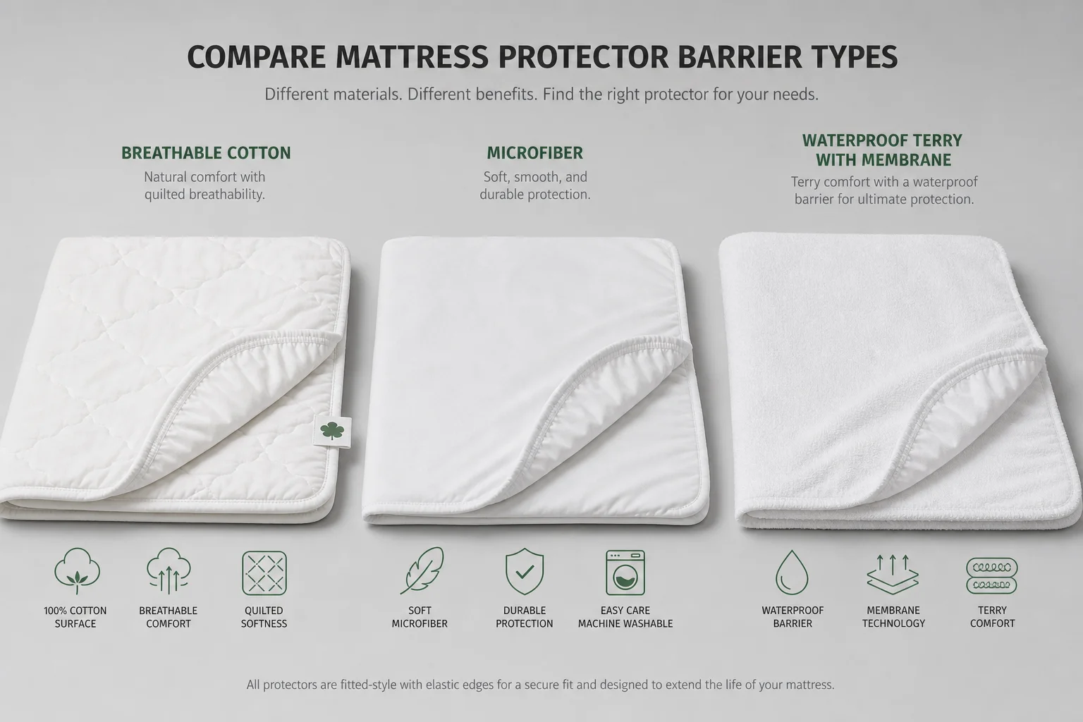 Mattress protector type guide