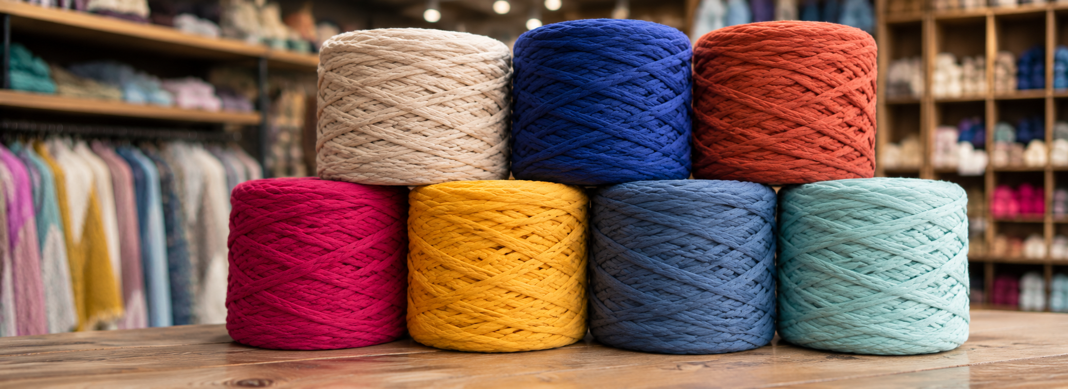 Worsted yarn production — polyester TOPS applications
